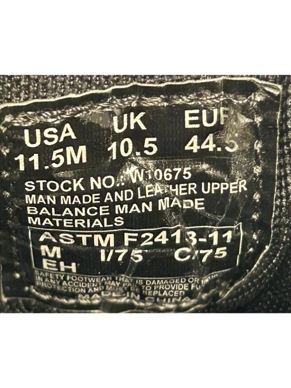 Wolverine Athletic Work Shoes Mens 11.5 Jetstream ASTM-F2413Composite Safety Toe